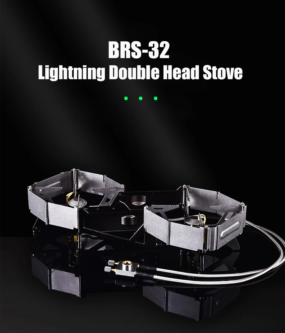BRS-32 Lightning Double Head Camping Stove