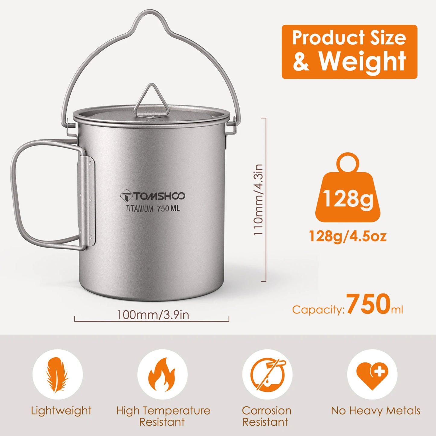 Tomshoo AdventureCook Titanium Cookware Set