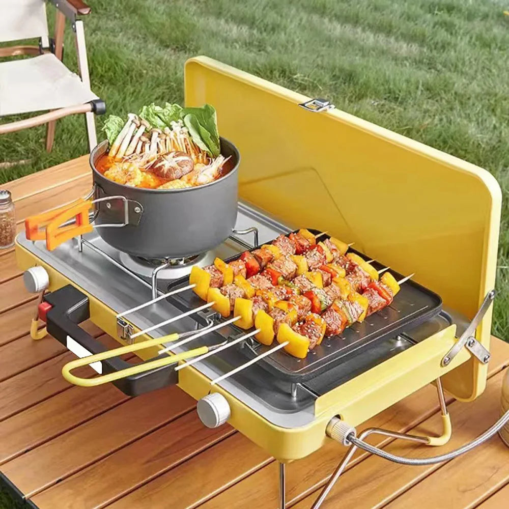 Adventure Chef Dual-Burner Portable Propane Stove