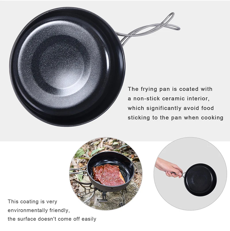 Boundless Voyage™ Titanium Non-Stick Camping Pan