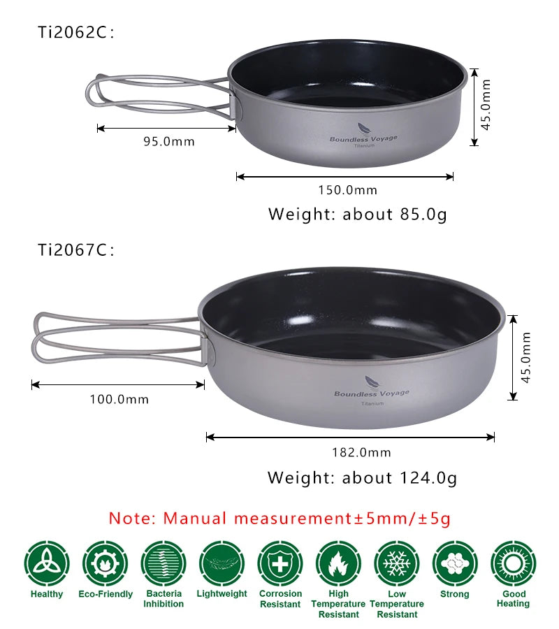 Boundless Voyage™ Titanium Non-Stick Camping Pan