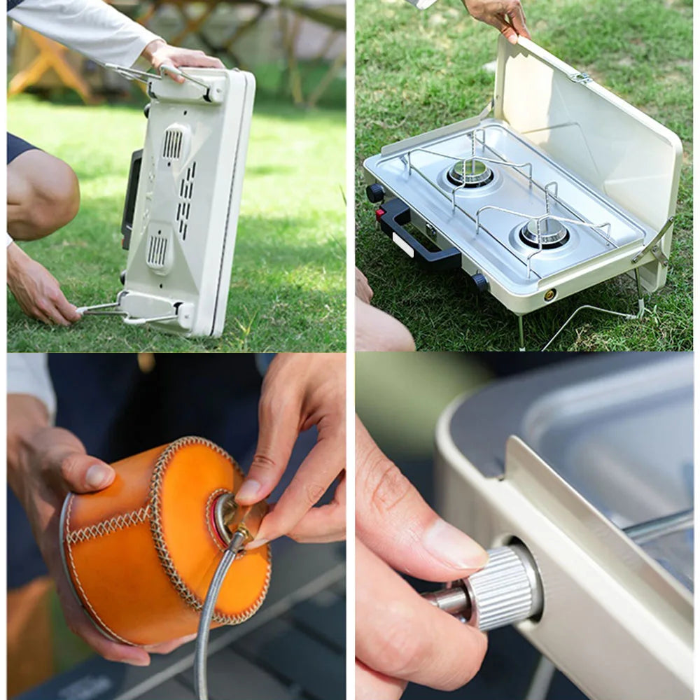 Adventure Chef Dual-Burner Portable Propane Stove