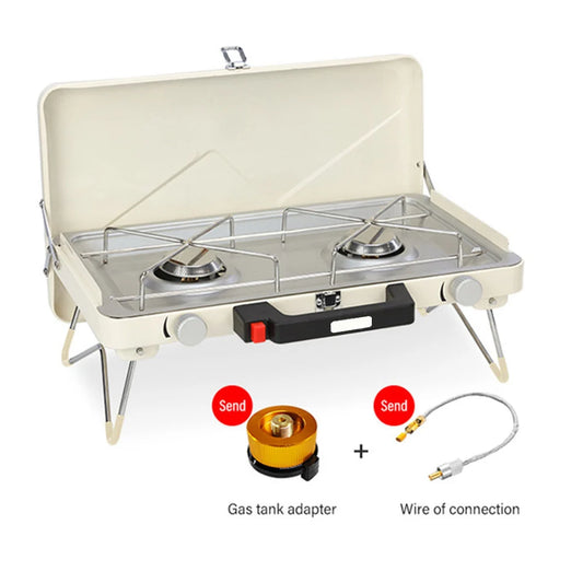 Adventure Chef Dual-Burner Portable Propane Stove