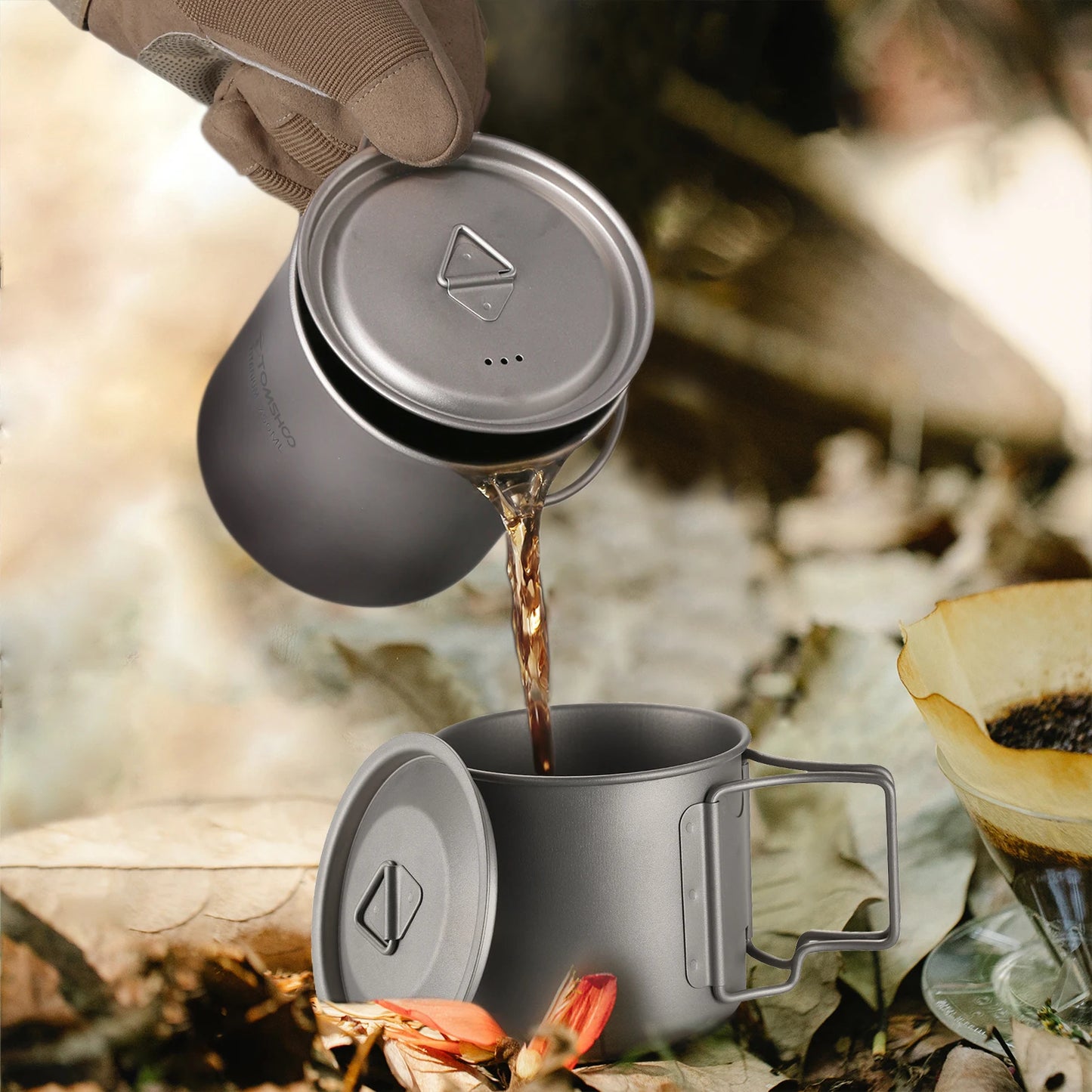 Tomshoo AdventureCook Titanium Cookware Set