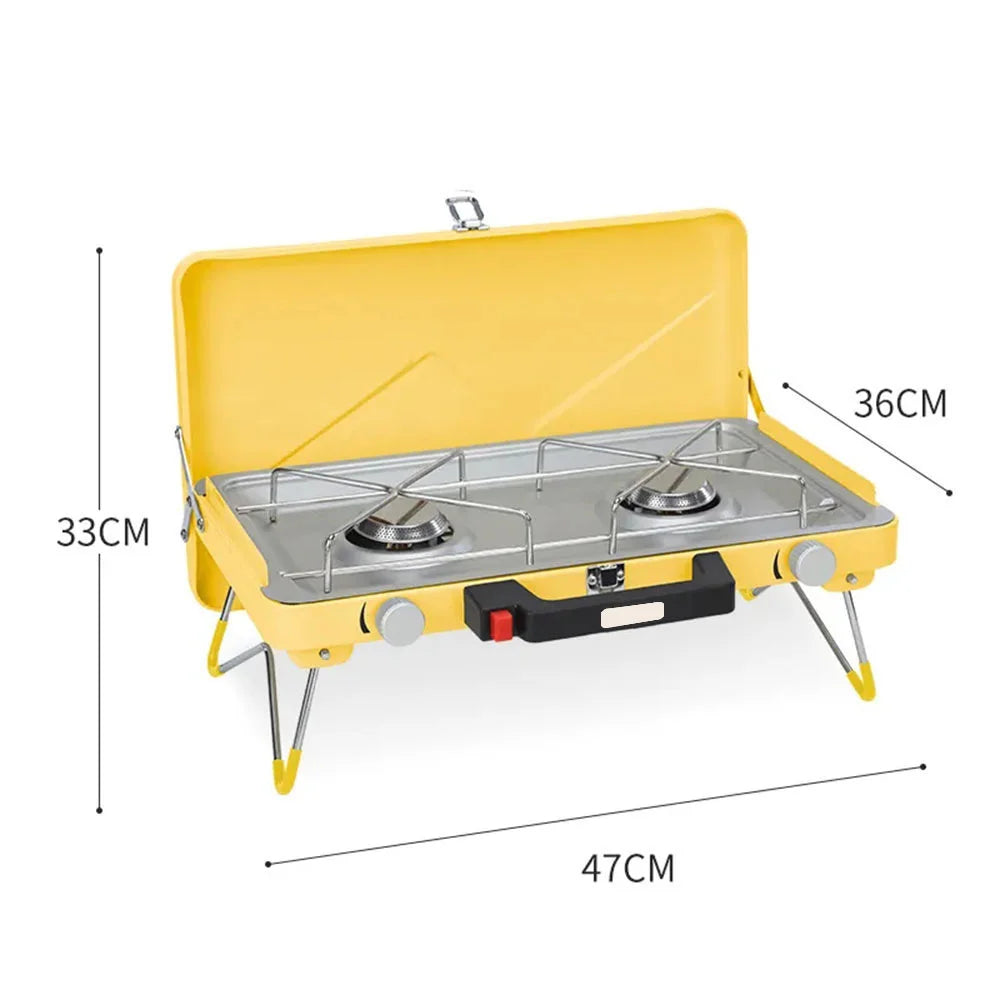 Adventure Chef Dual-Burner Portable Propane Stove