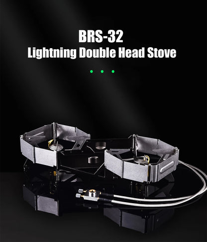 BRS-32 Lightning Double Head Camping Stove