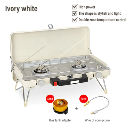 Adventure Chef Dual-Burner Portable Propane Stove