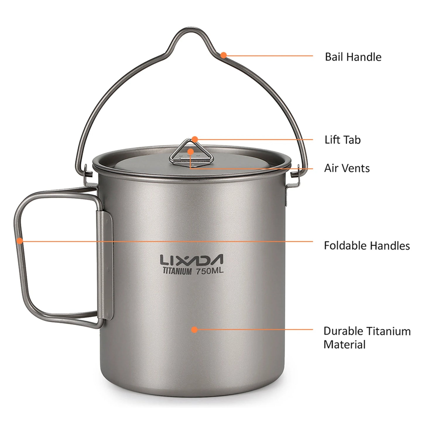 Tomshoo AdventureCook Titanium Cookware Set