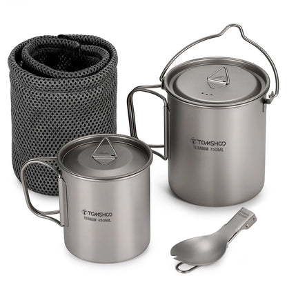 Tomshoo AdventureCook Titanium Cookware Set