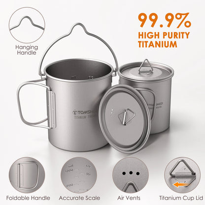 Tomshoo AdventureCook Titanium Cookware Set
