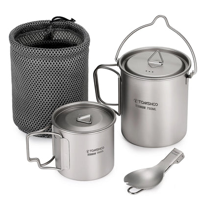 Tomshoo AdventureCook Titanium Cookware Set